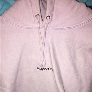 Supreme FW 17 Compact Pale Violet Hoodie